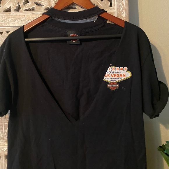 HARLEY DAVIDSON custom las vegas flame embroidered - Picture 3 of 4